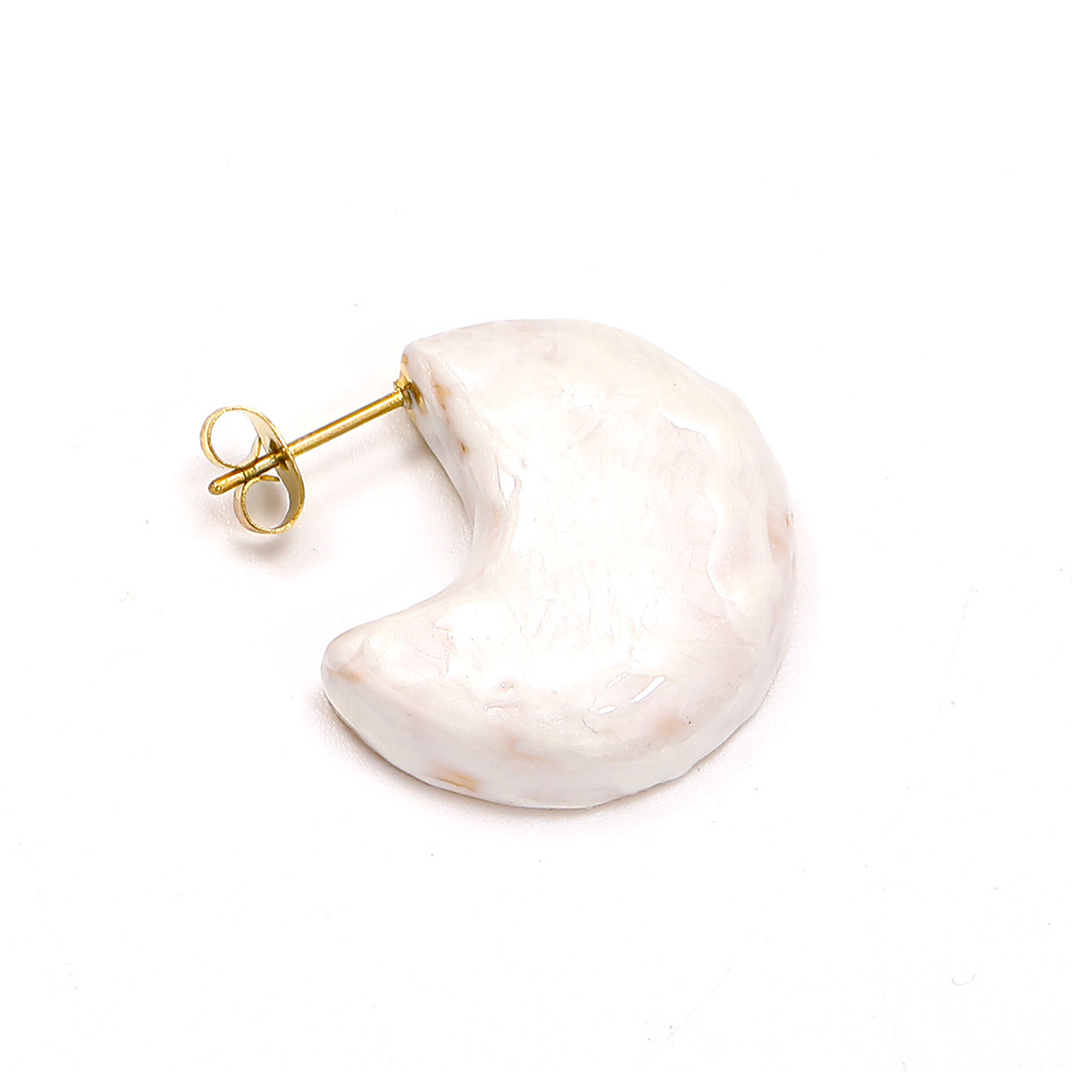 Golden white enamel