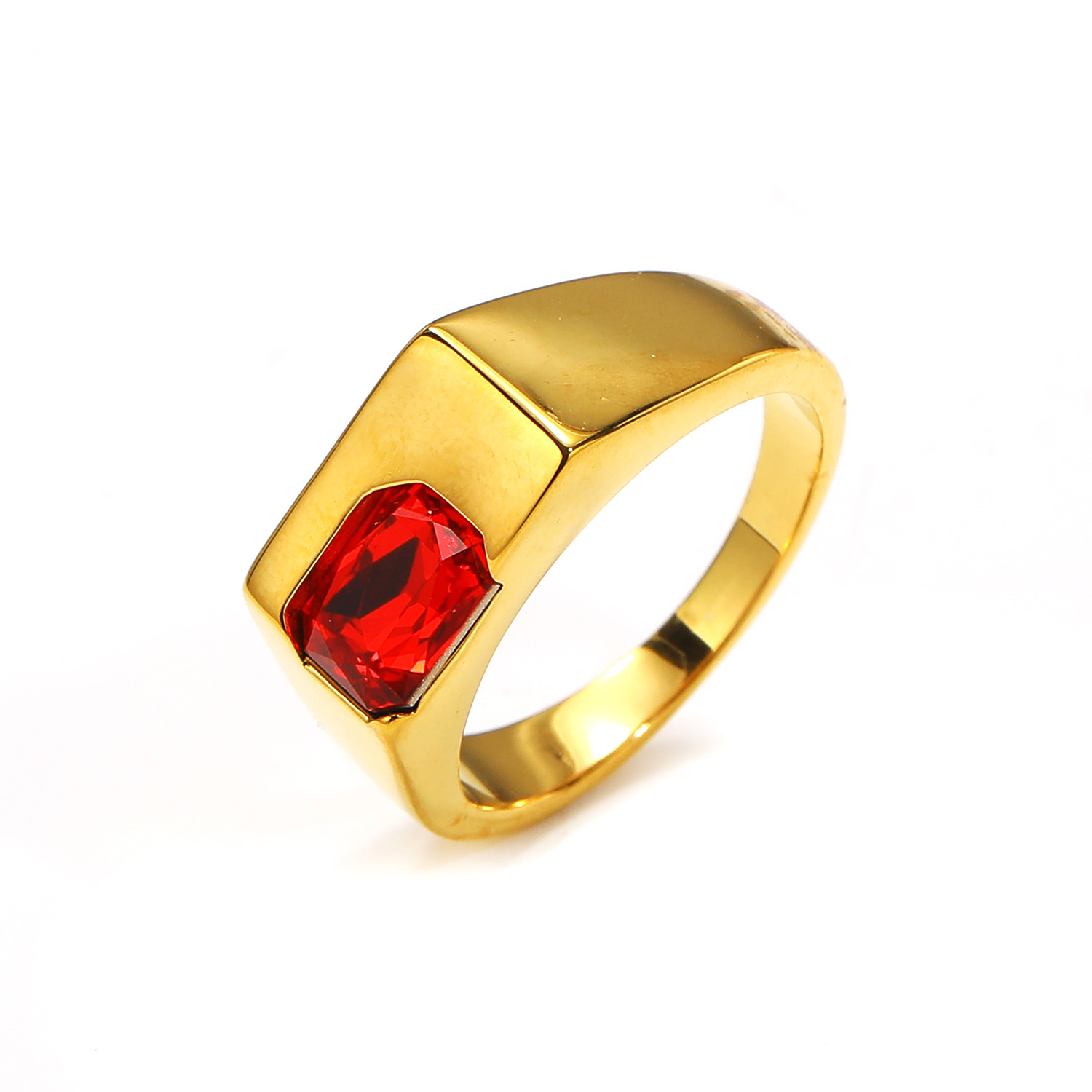 Golden red diamond