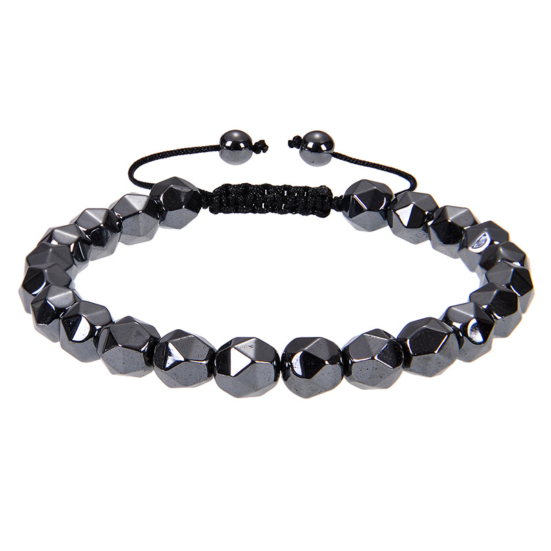 Black magnet bracelet-D