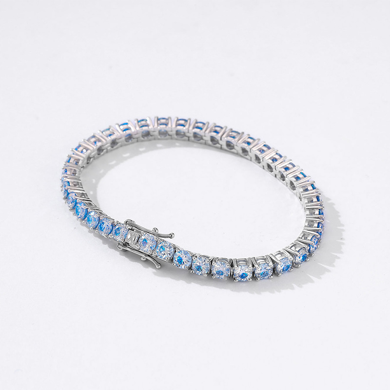 3mm light blue diamond