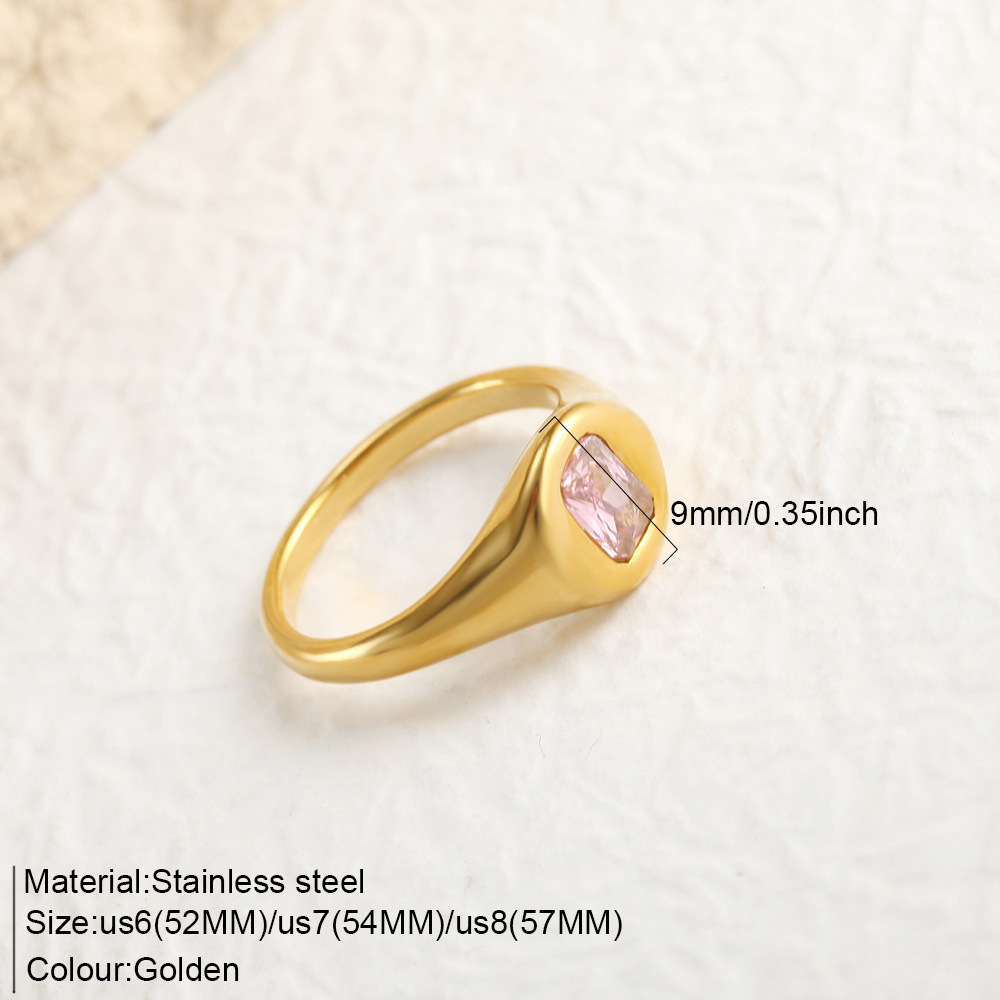 Gold-pink zircon