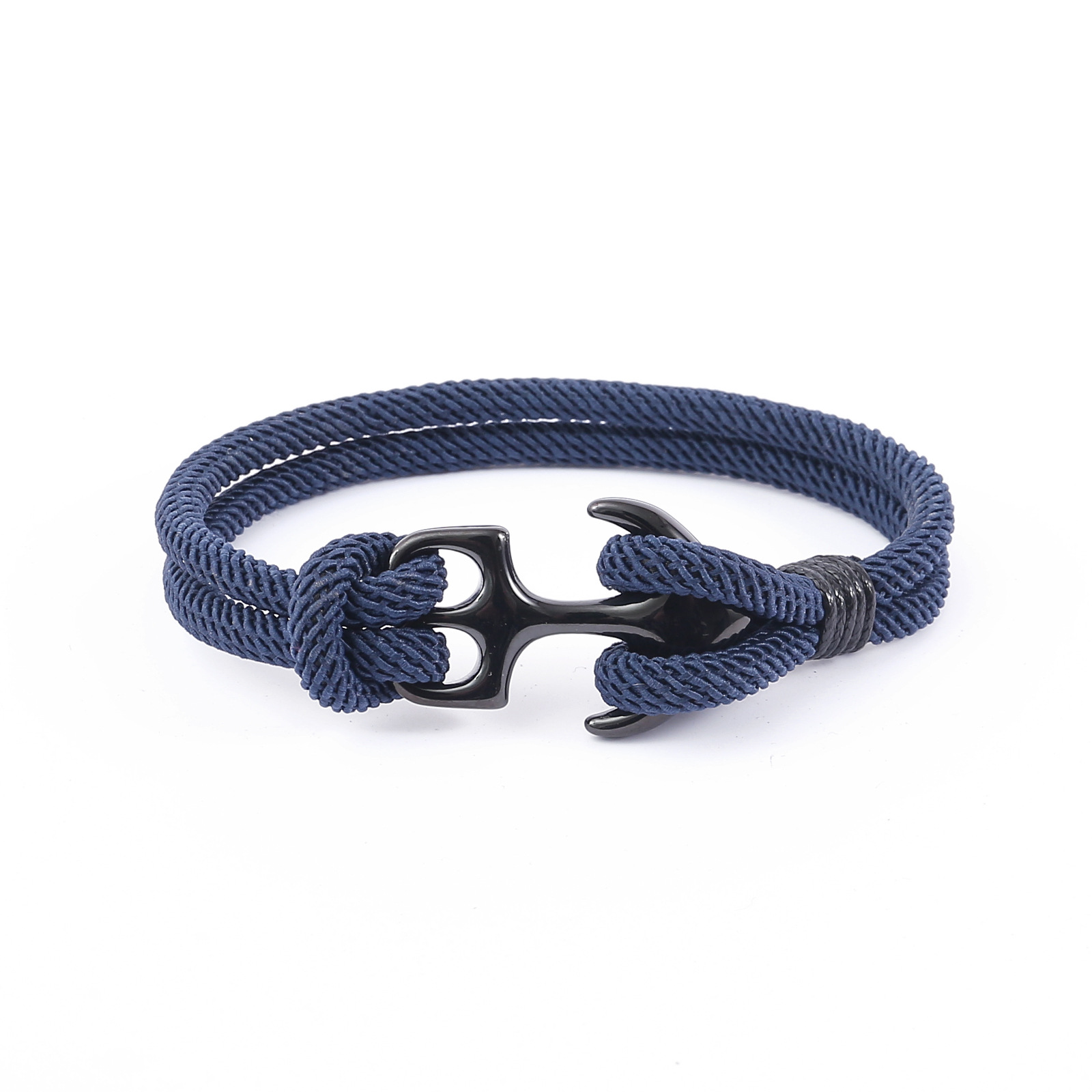 navy blue black anchor