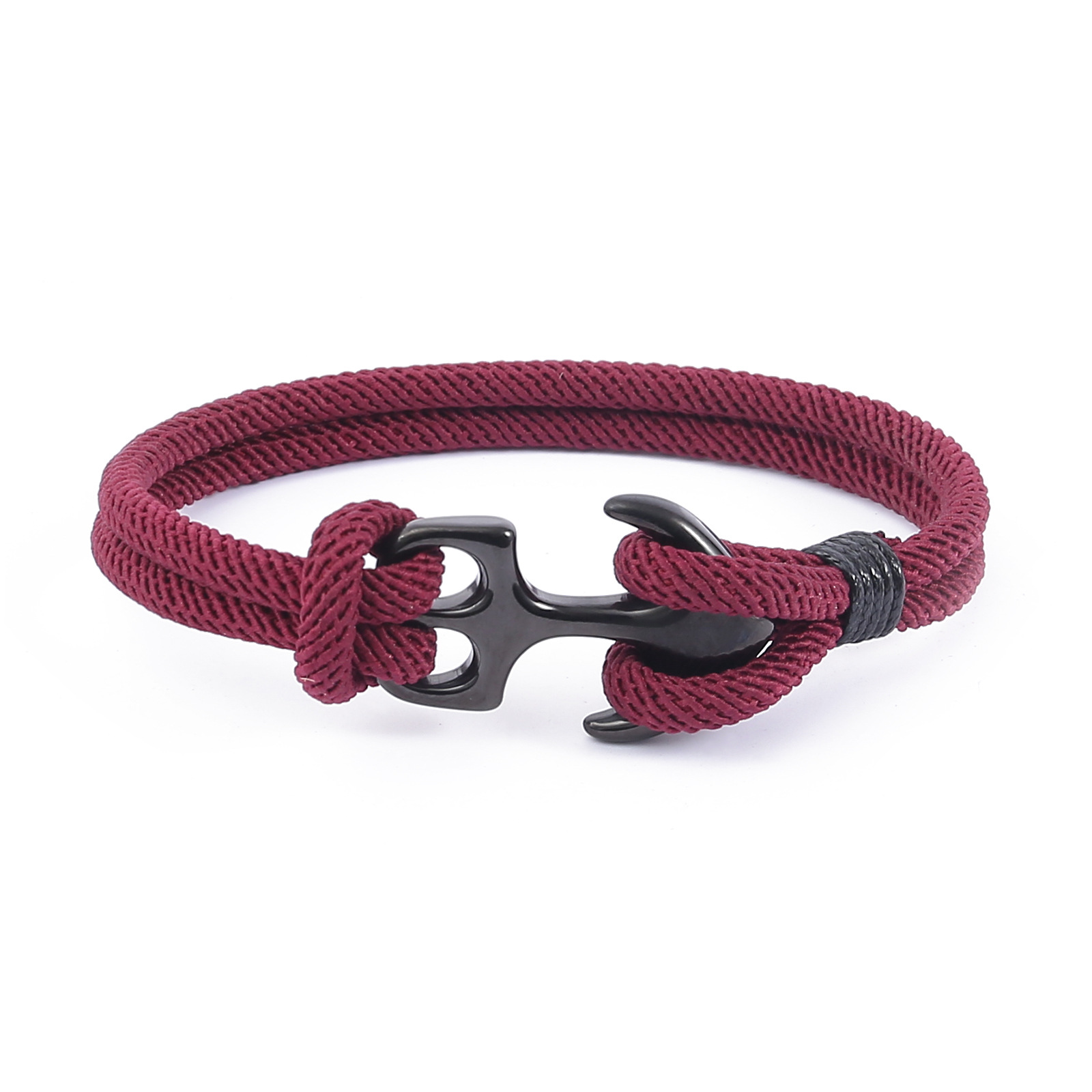 Burgundy Black Anchor