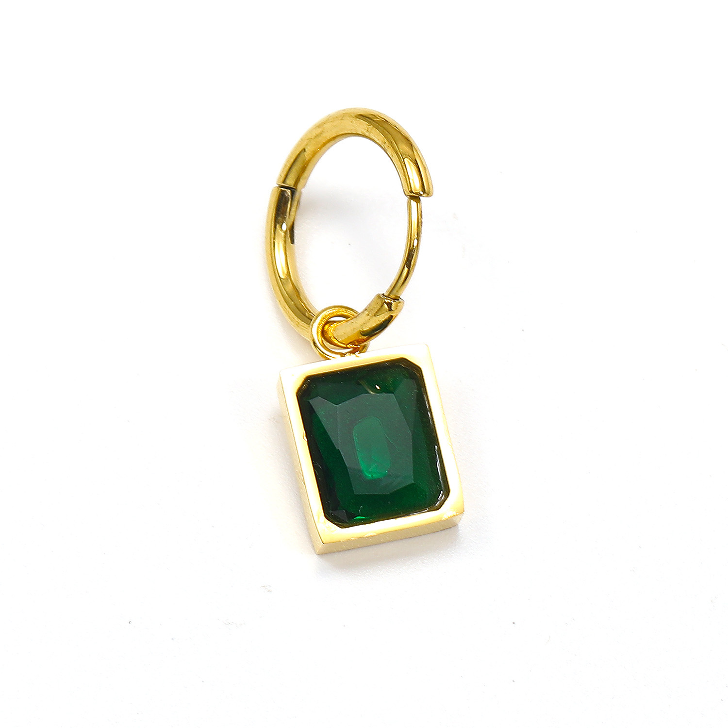 Golden green diamond