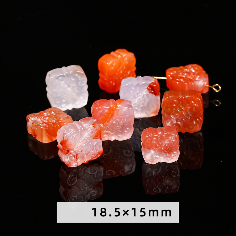 South Red Agate Back Cloud Square Brand