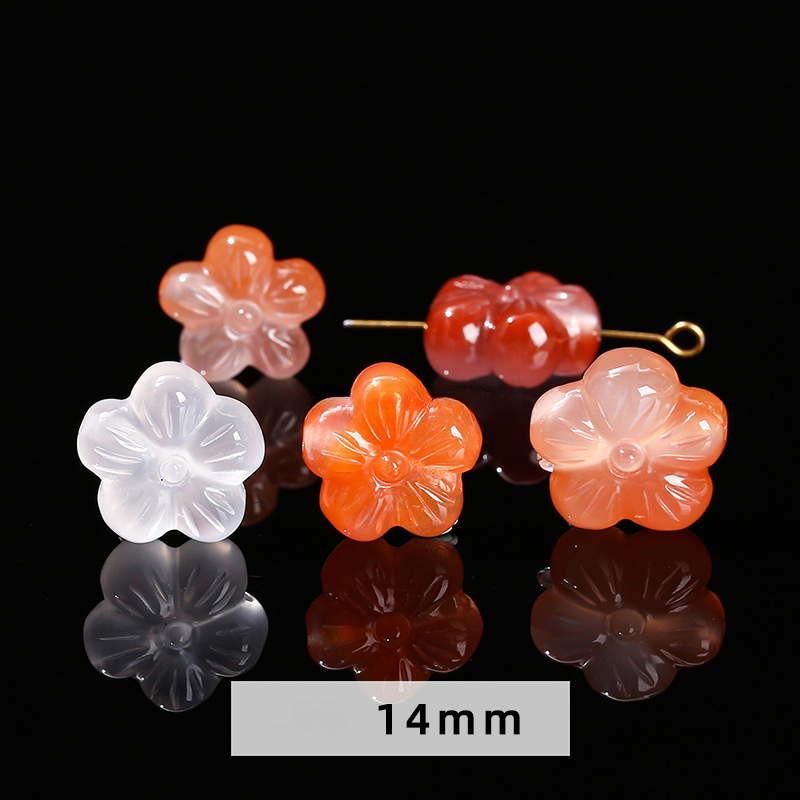 South Red Agate Five-petal Flower