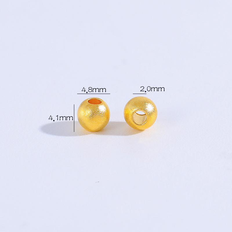 B high-grade frosted beads 4.8mm