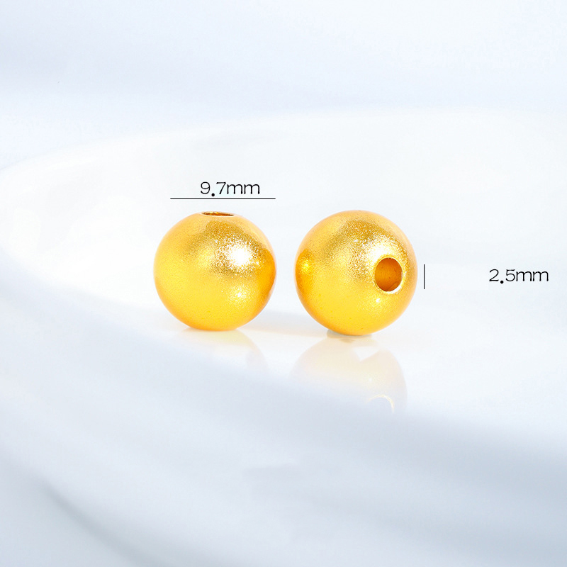 N gold beads 9.7mm1 exquisite edition