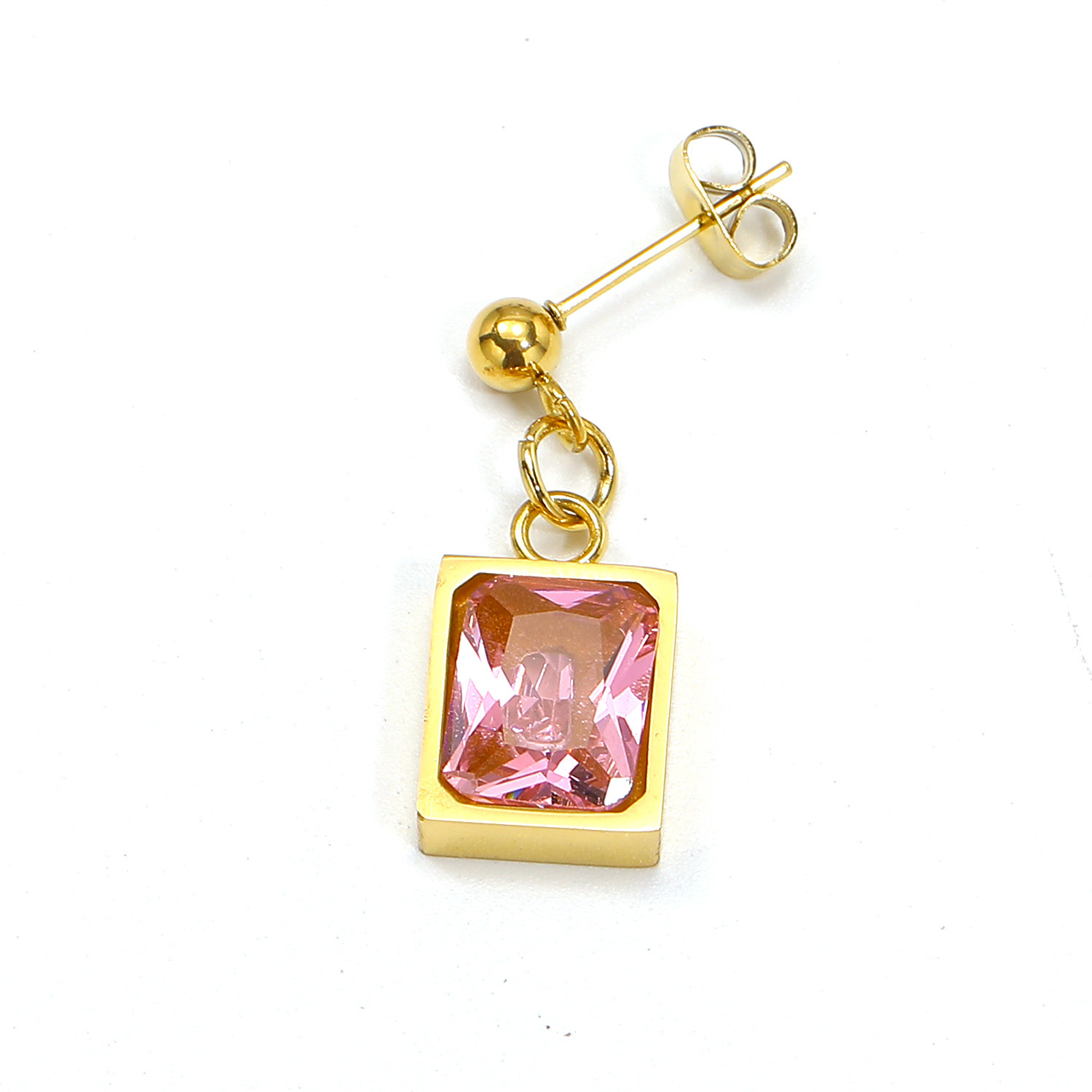 Golden pink diamond