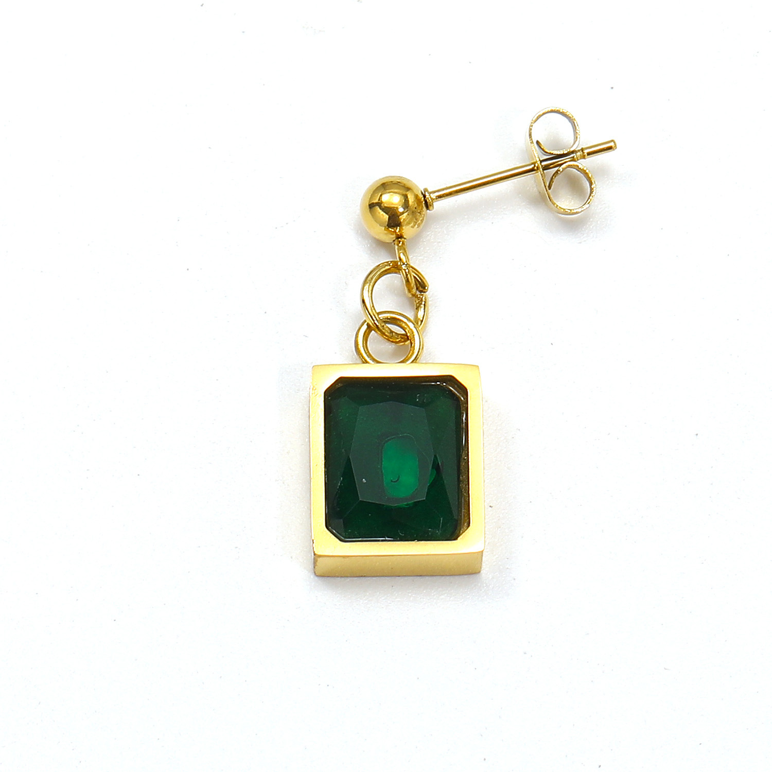 Golden green diamond