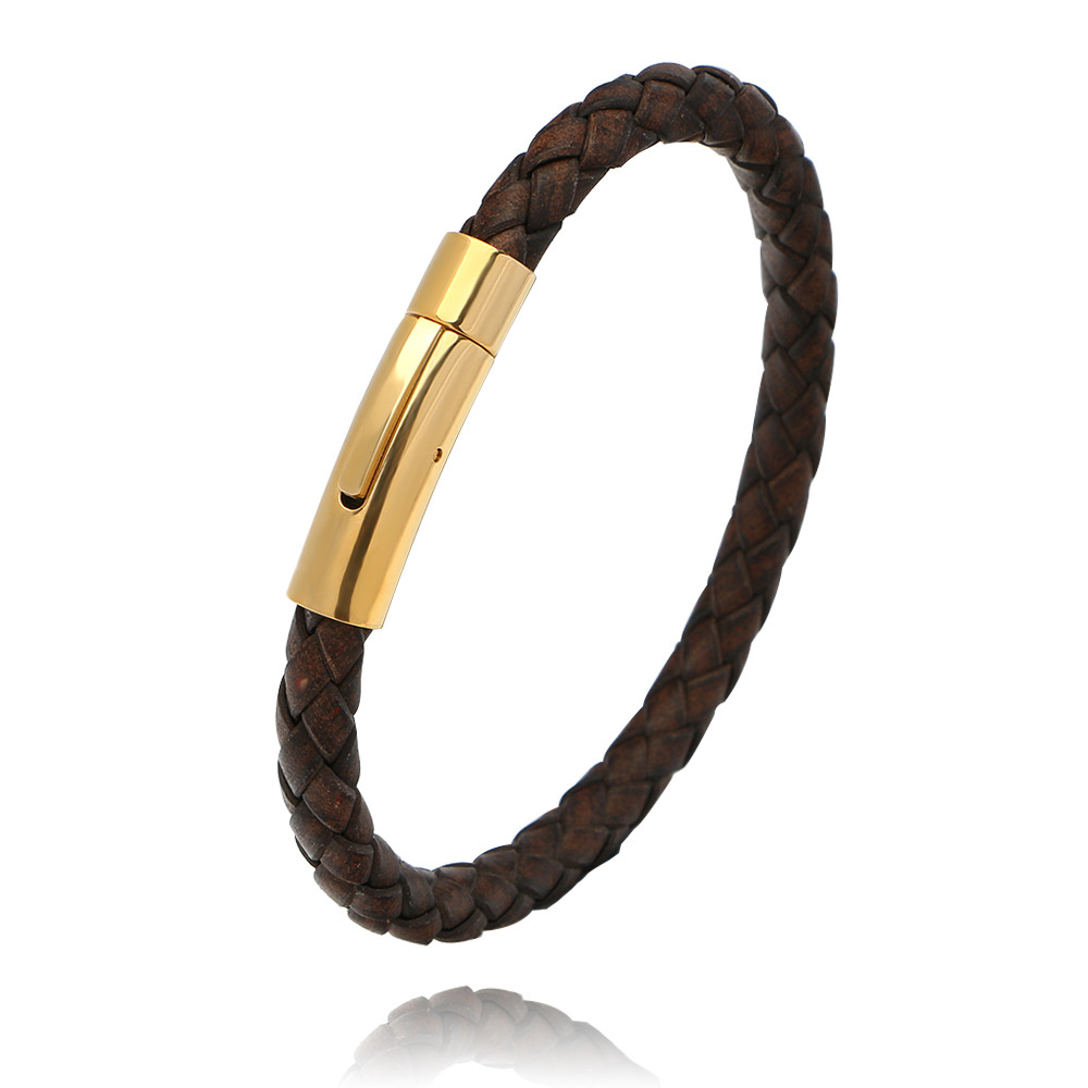 Retro Brown   Gold Buckle