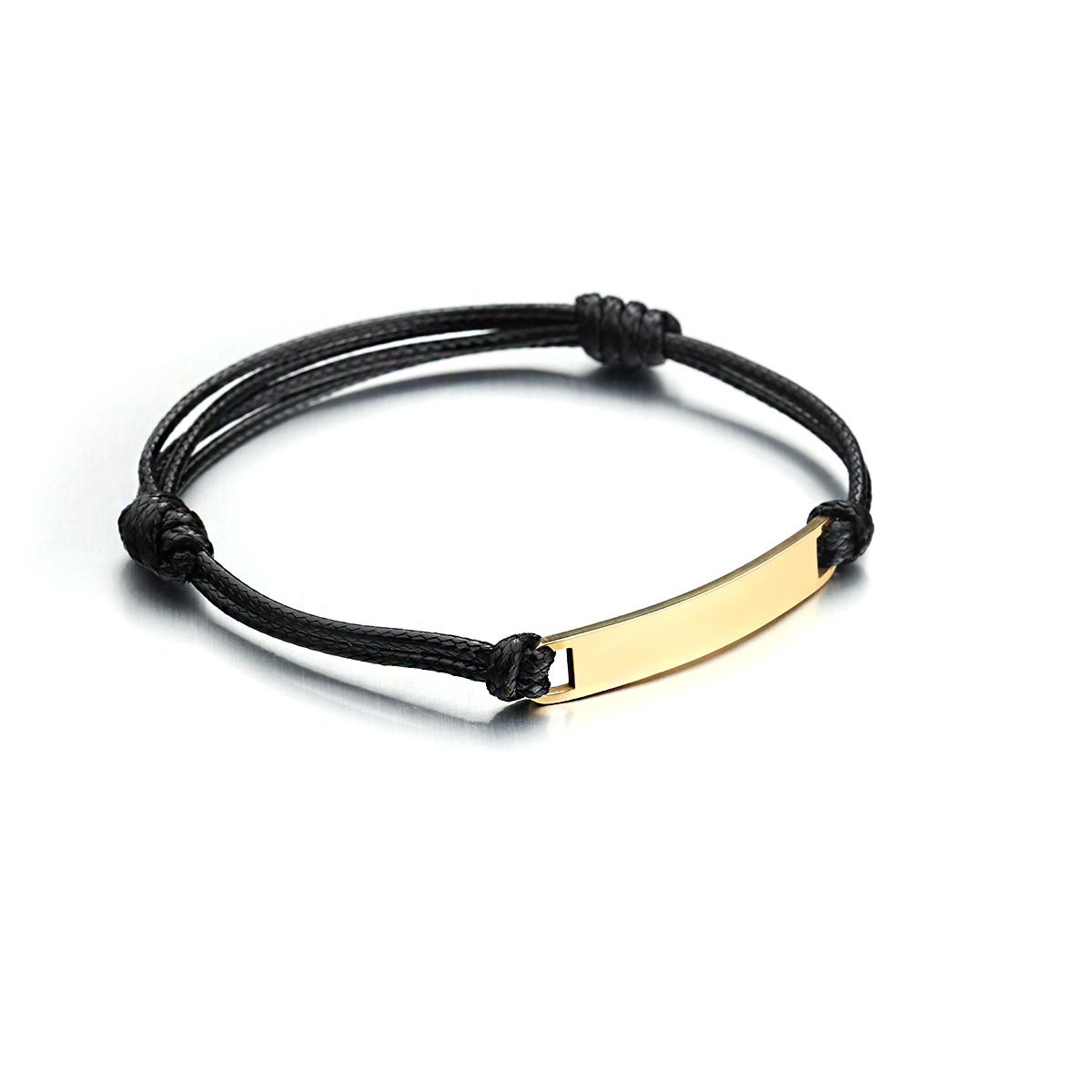 Black rope gold piece