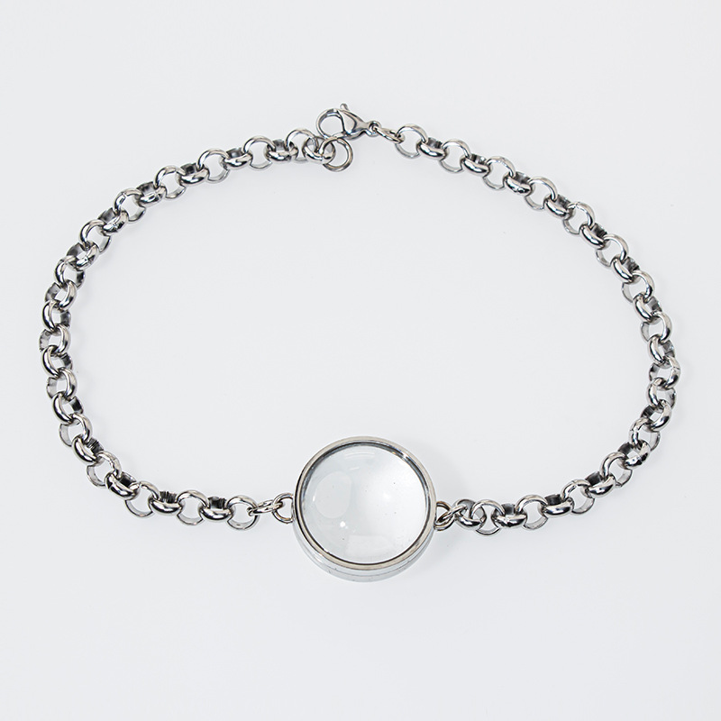 23mm connector  O-type bracelet about 18.5cm