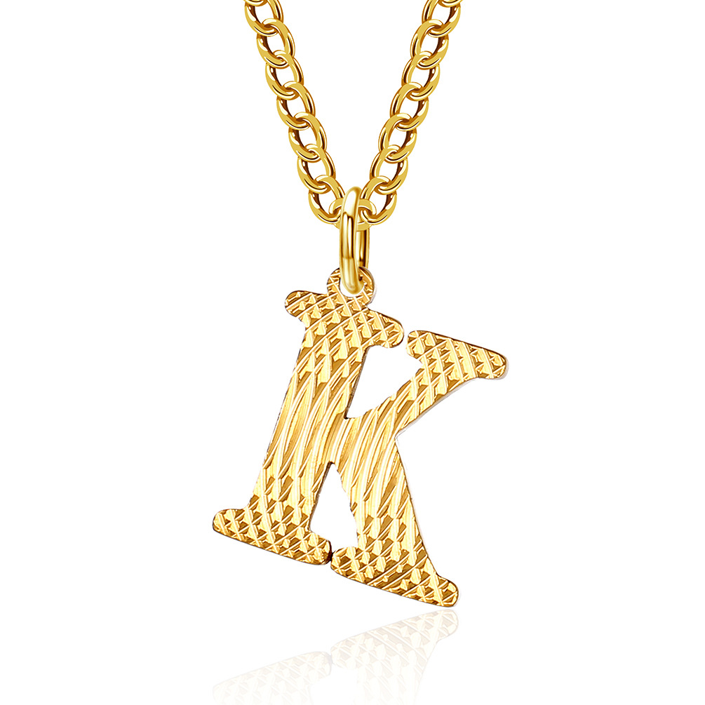 Gold K (no matching chain)