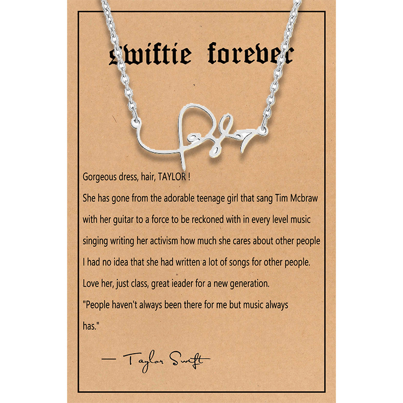 Taylor necklace Steel   card