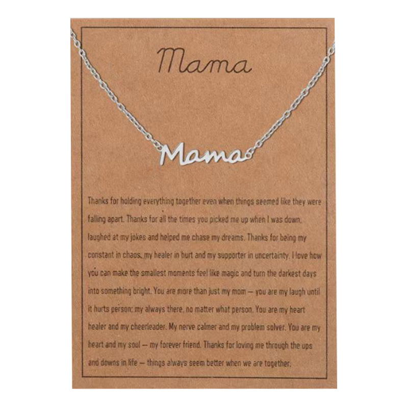 Steel conjoined Mama Card