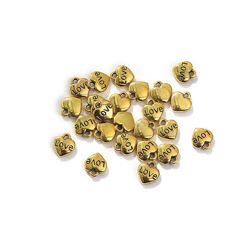 Gold love7.5×9mm0.5g