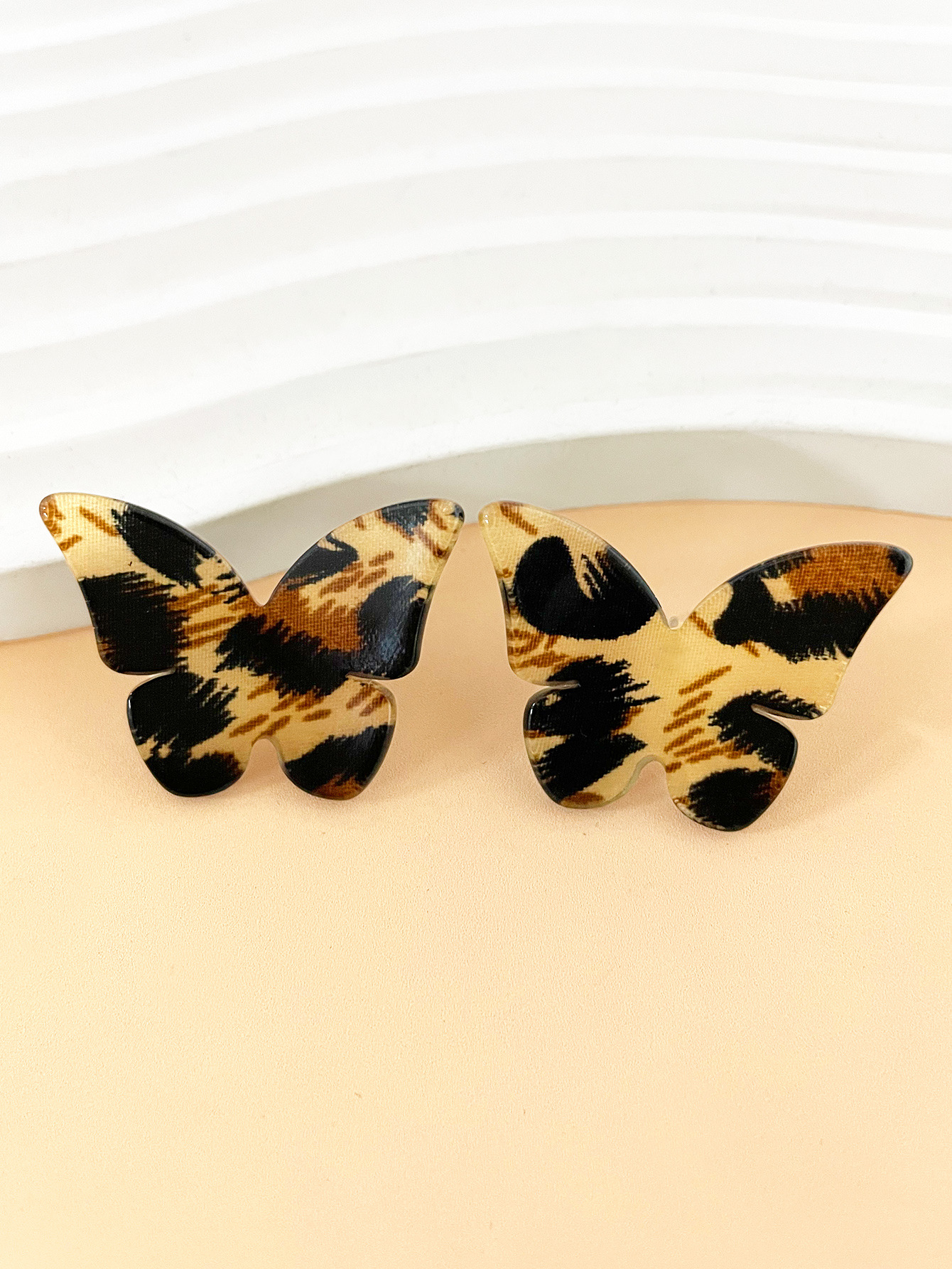 Leopard print butterfly