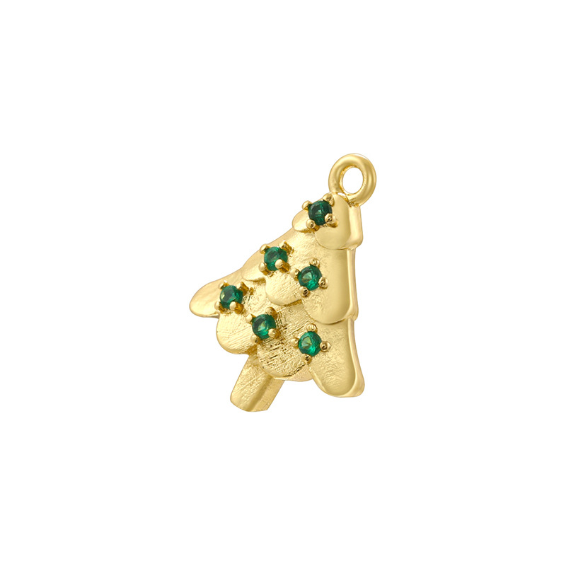 Vd1703 golden green diamond christmas tree