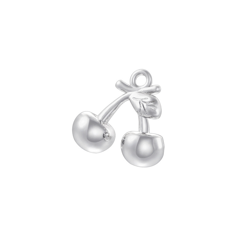 Vd1638 white gold glossy small cherry