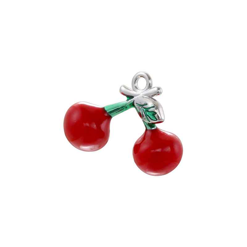 Vd1643 white gold red dripping cherry