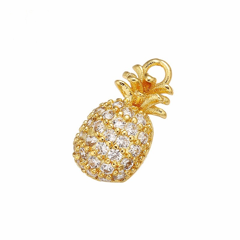 Vd457 golden white diamond pineapple