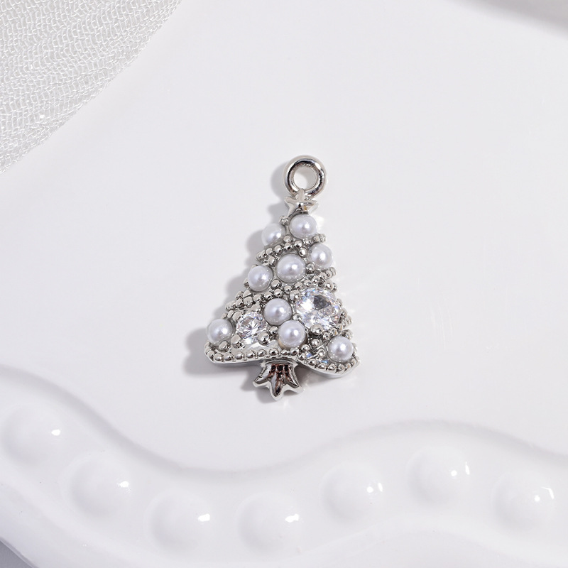 Vd1643 white gold pearl christmas tree