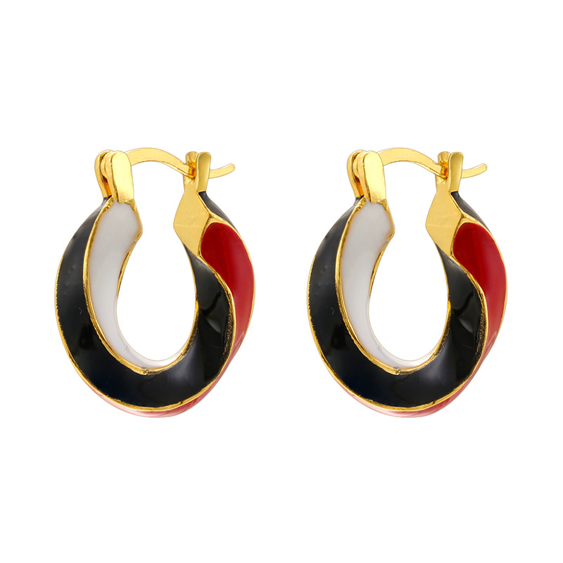 Ve1512 mixed color circle b pair