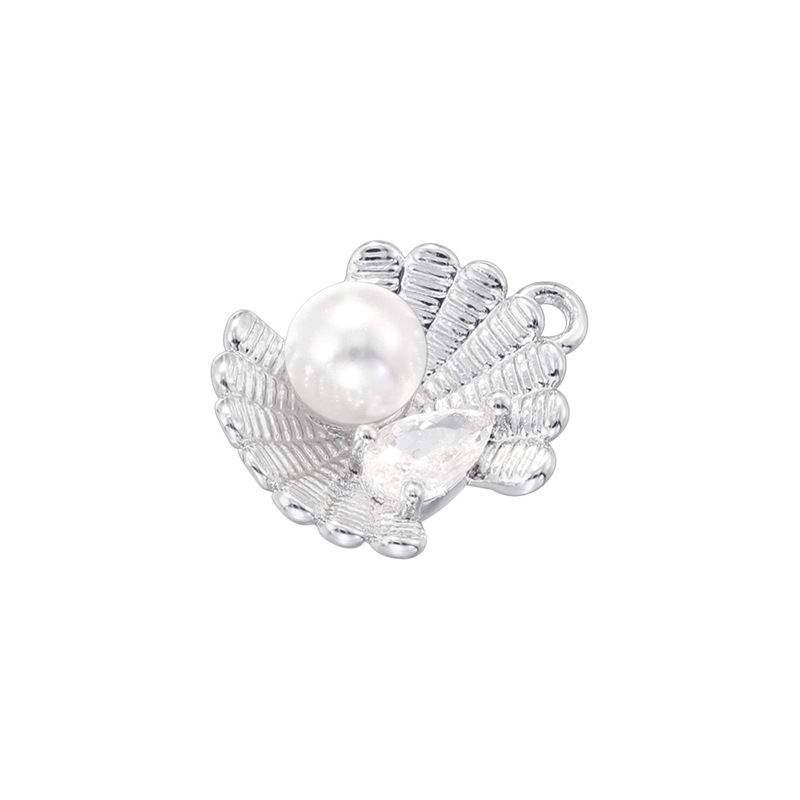 Vd1601 white gold pearl shell