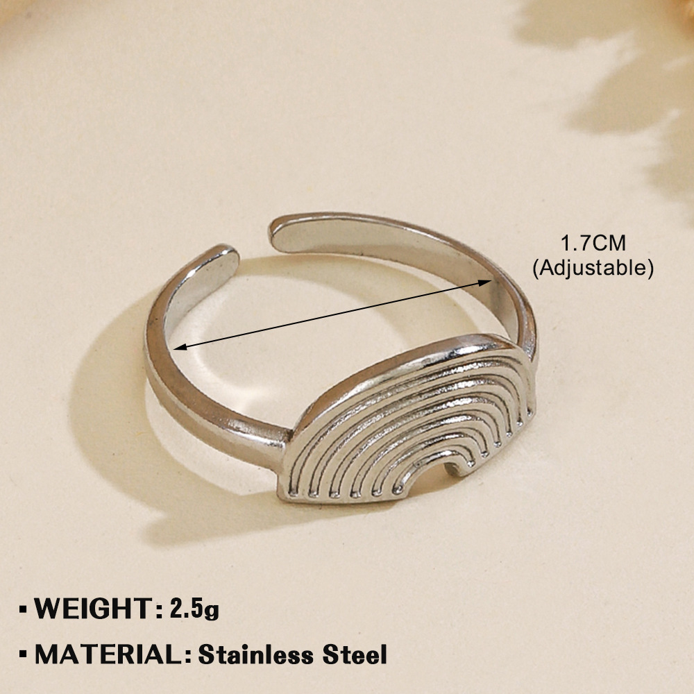 Steel semicircle ring