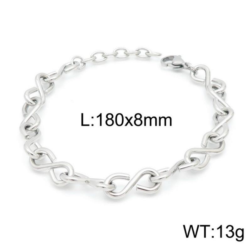 Steel color bracelet=kb149357-kfc