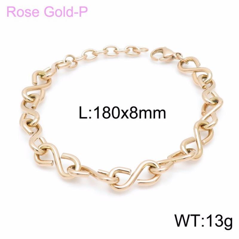 Rose gold bracelet=kb 149358 -kfc