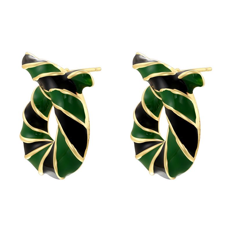 1 pair of green and black dripping oil