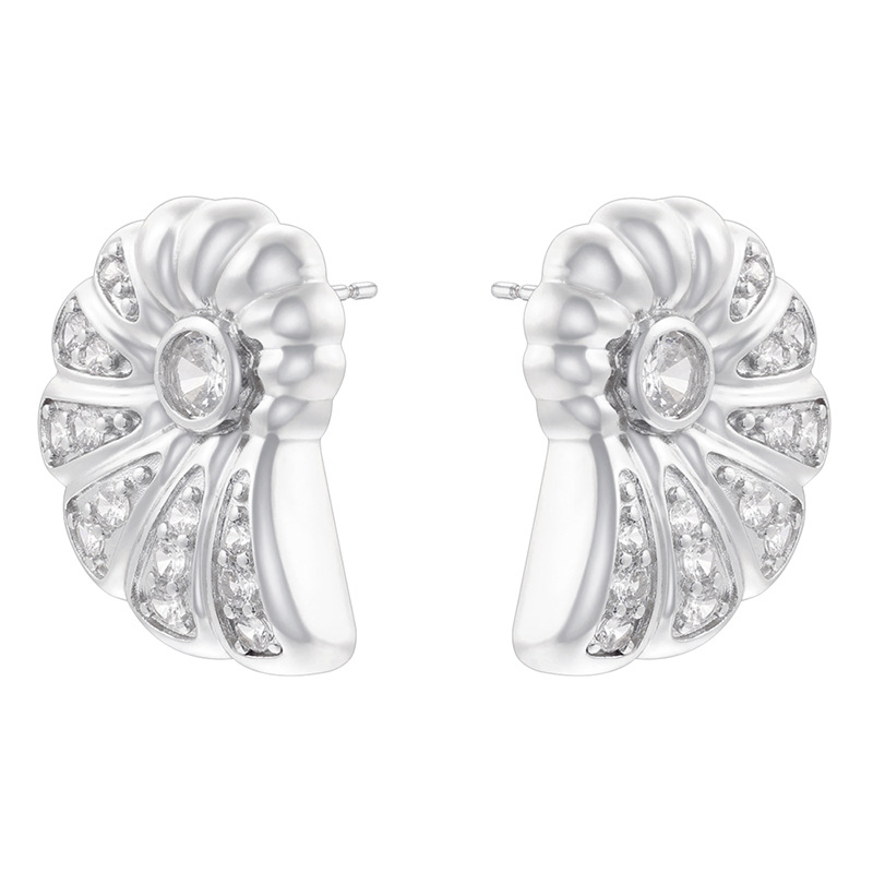 Ve1535 white gold wing shape 1 pair