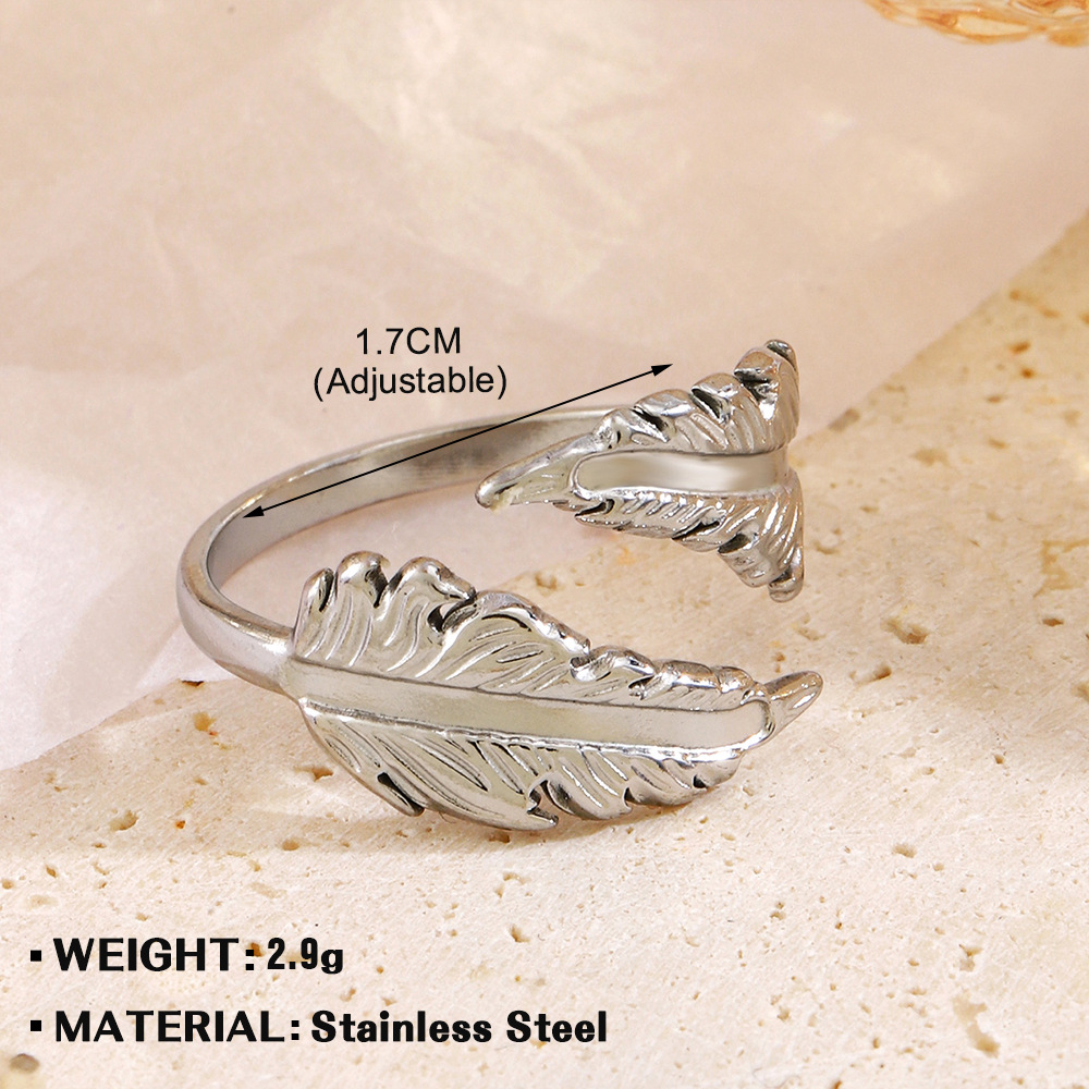 Steel feather ring