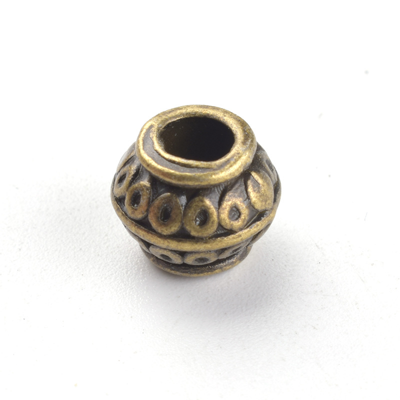 Bronze Large Hole Lantern Beads