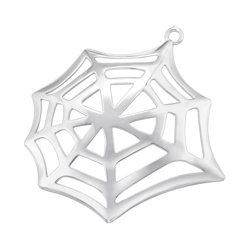 Vd1629 white gold spider web pendant