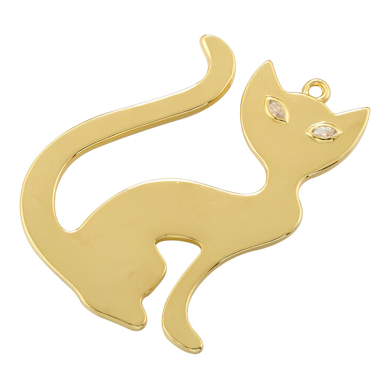 Vd1630 golden cat pendant