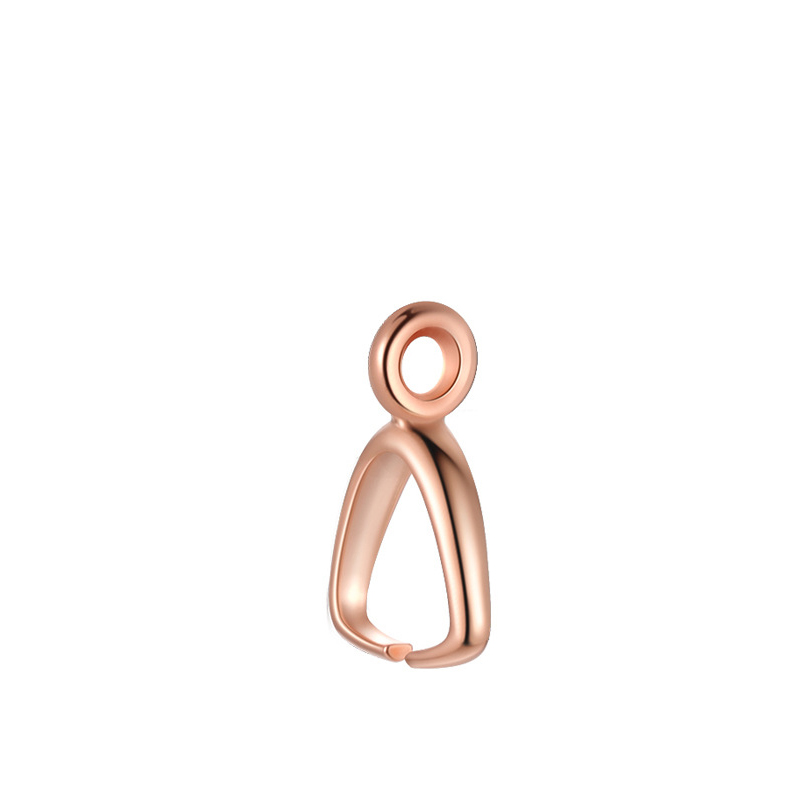 3 rose gold color plated