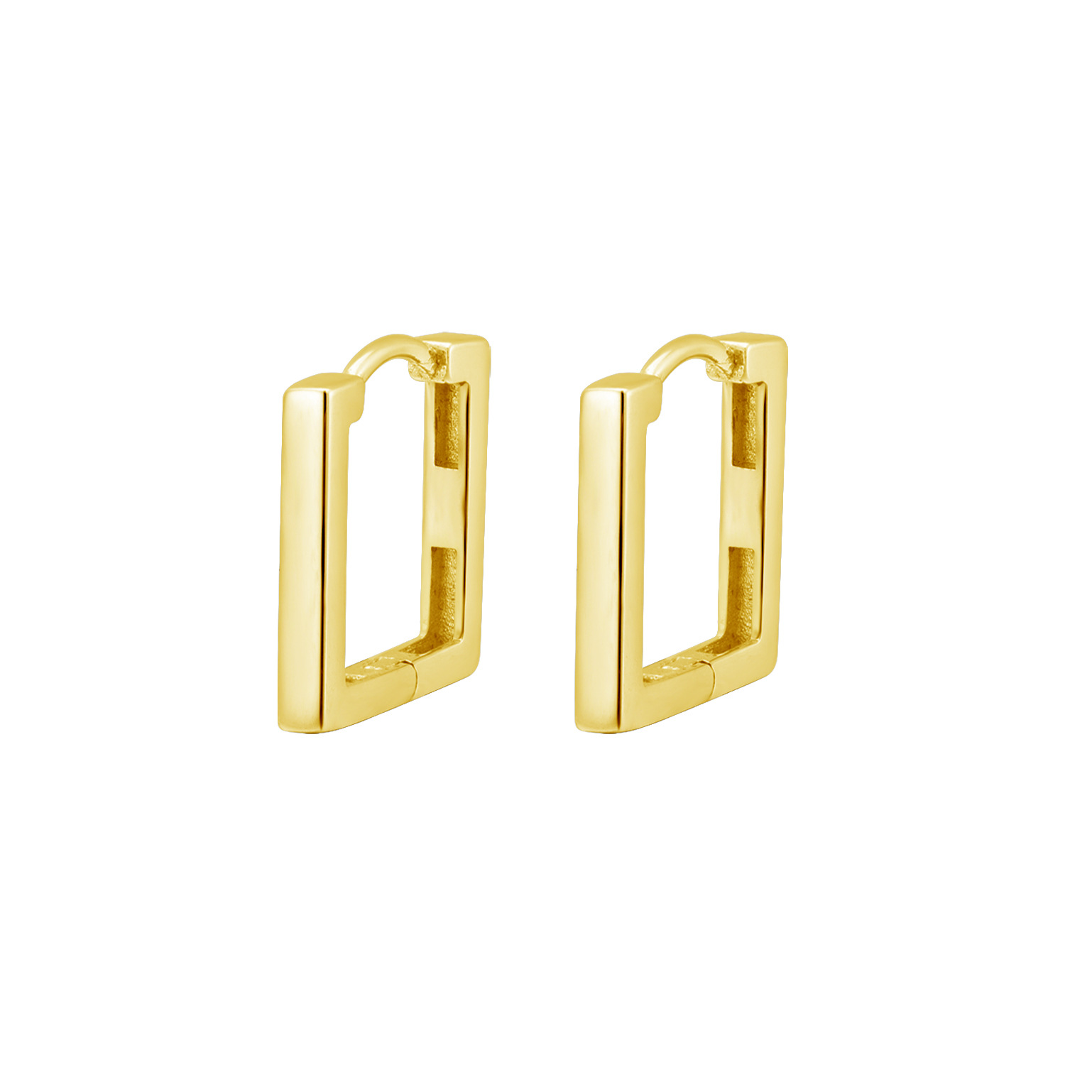 Gold Square Ear Buckle