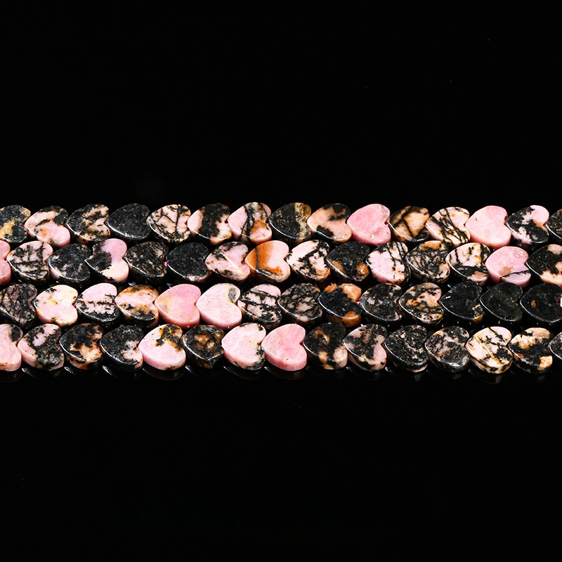 Natural black line rhodolite