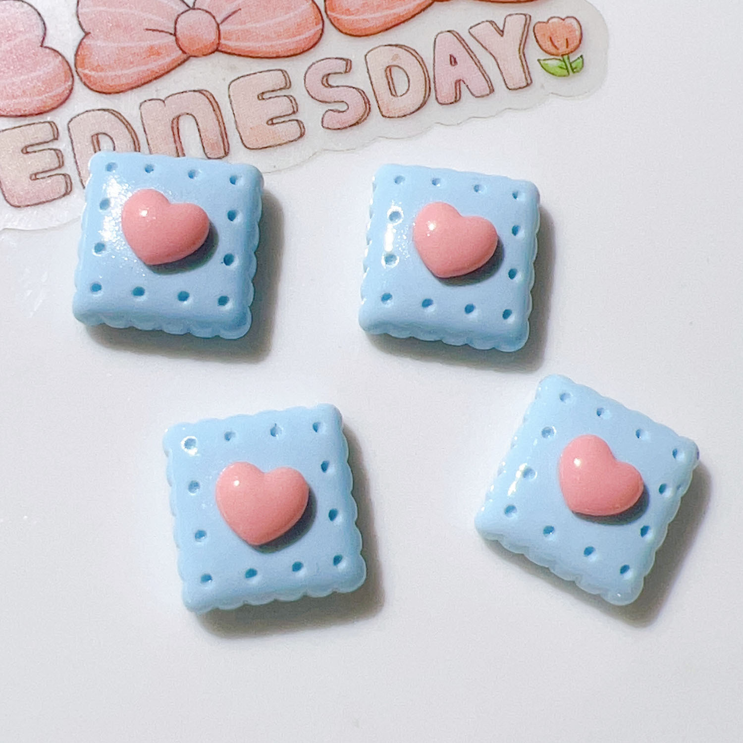 Mini Blue Love Cookies