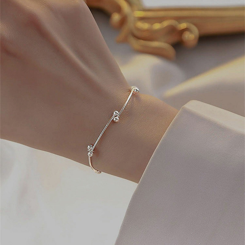 Beanstalk Bracelet White Gold