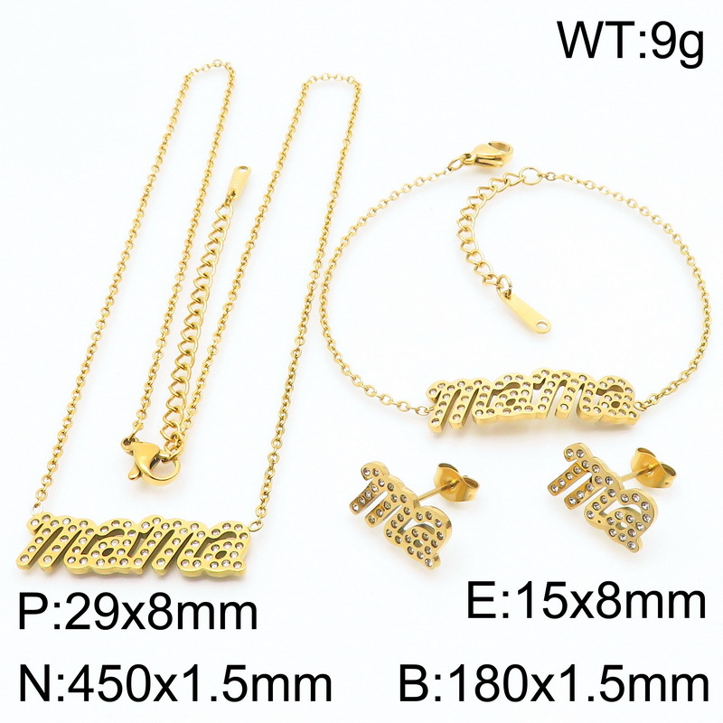 Gold three-piece set ks 219955 -klx