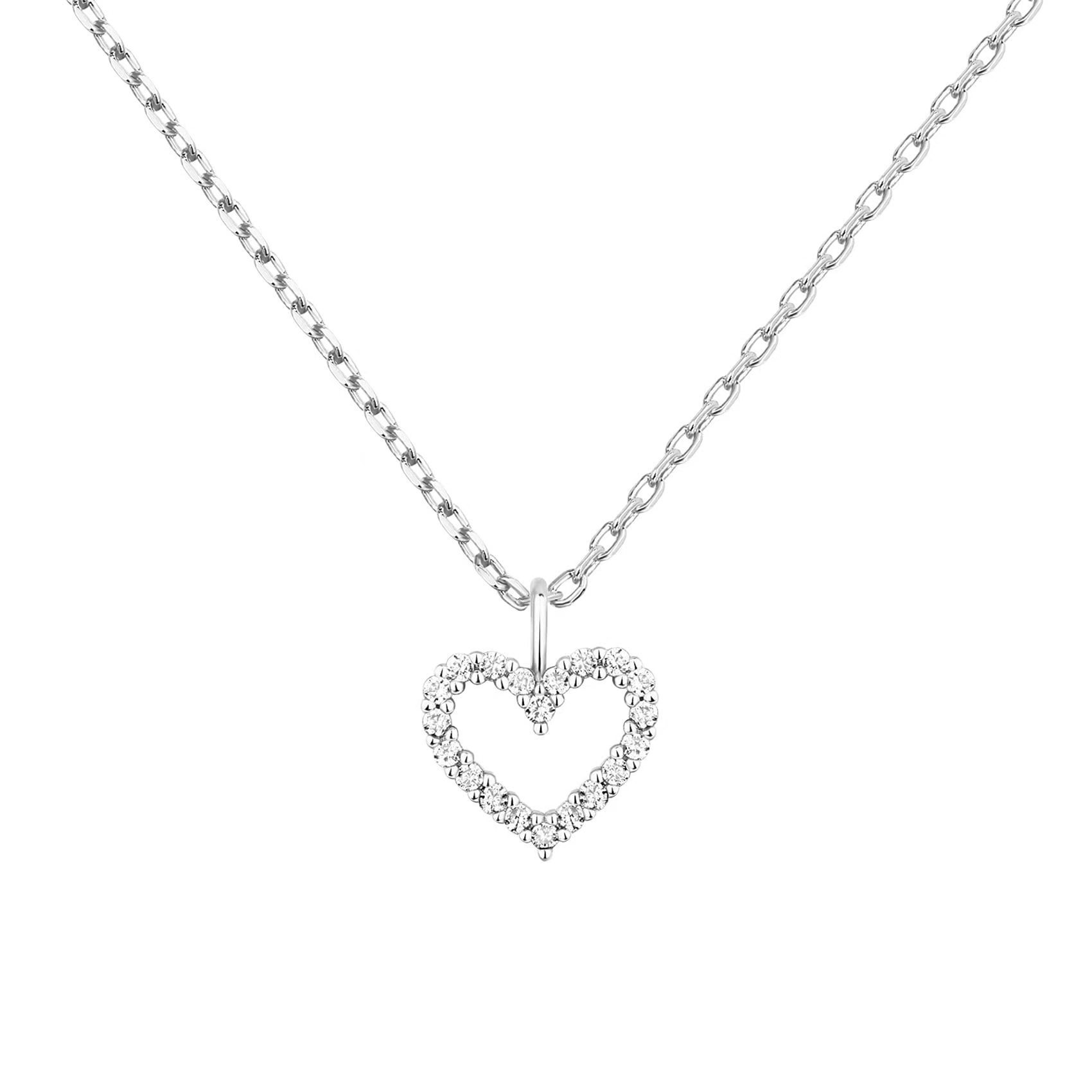 Love Necklace/Silver Plated