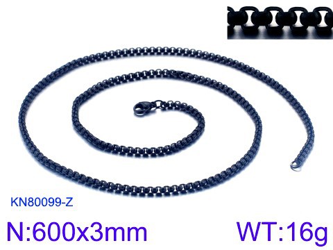 Black chain kn80099-z