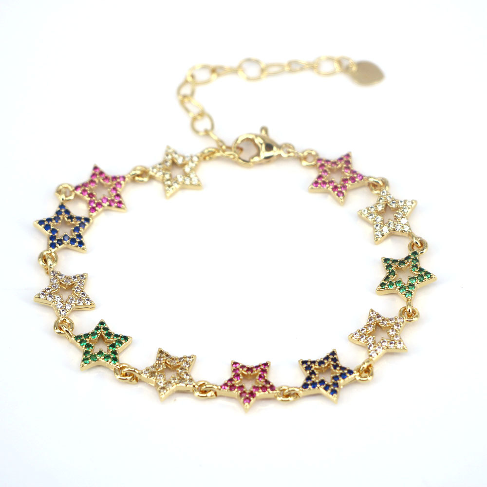 Colored zirconium stars