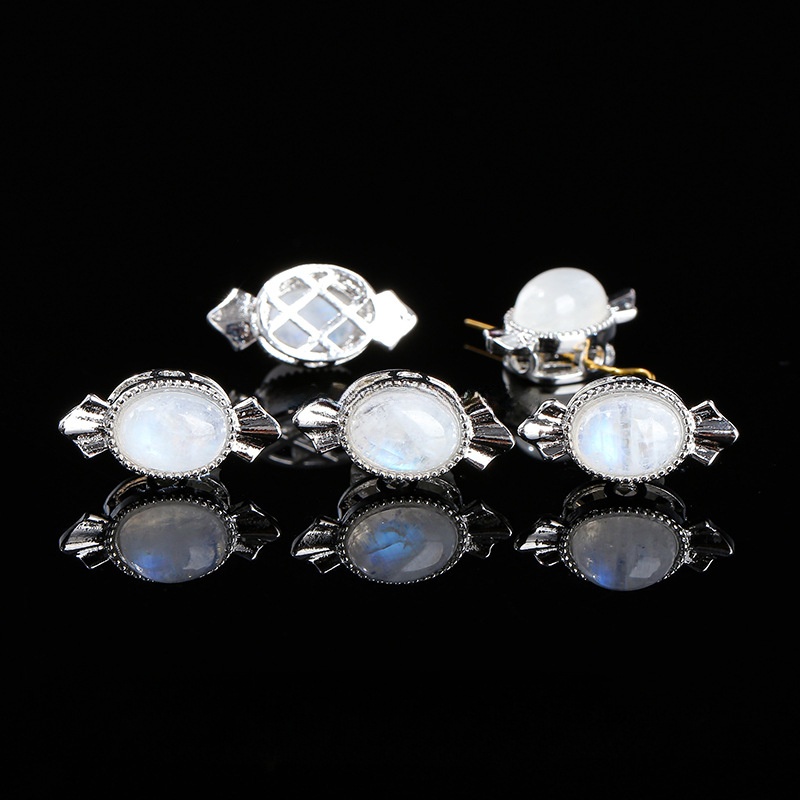 Natural blue moonstone