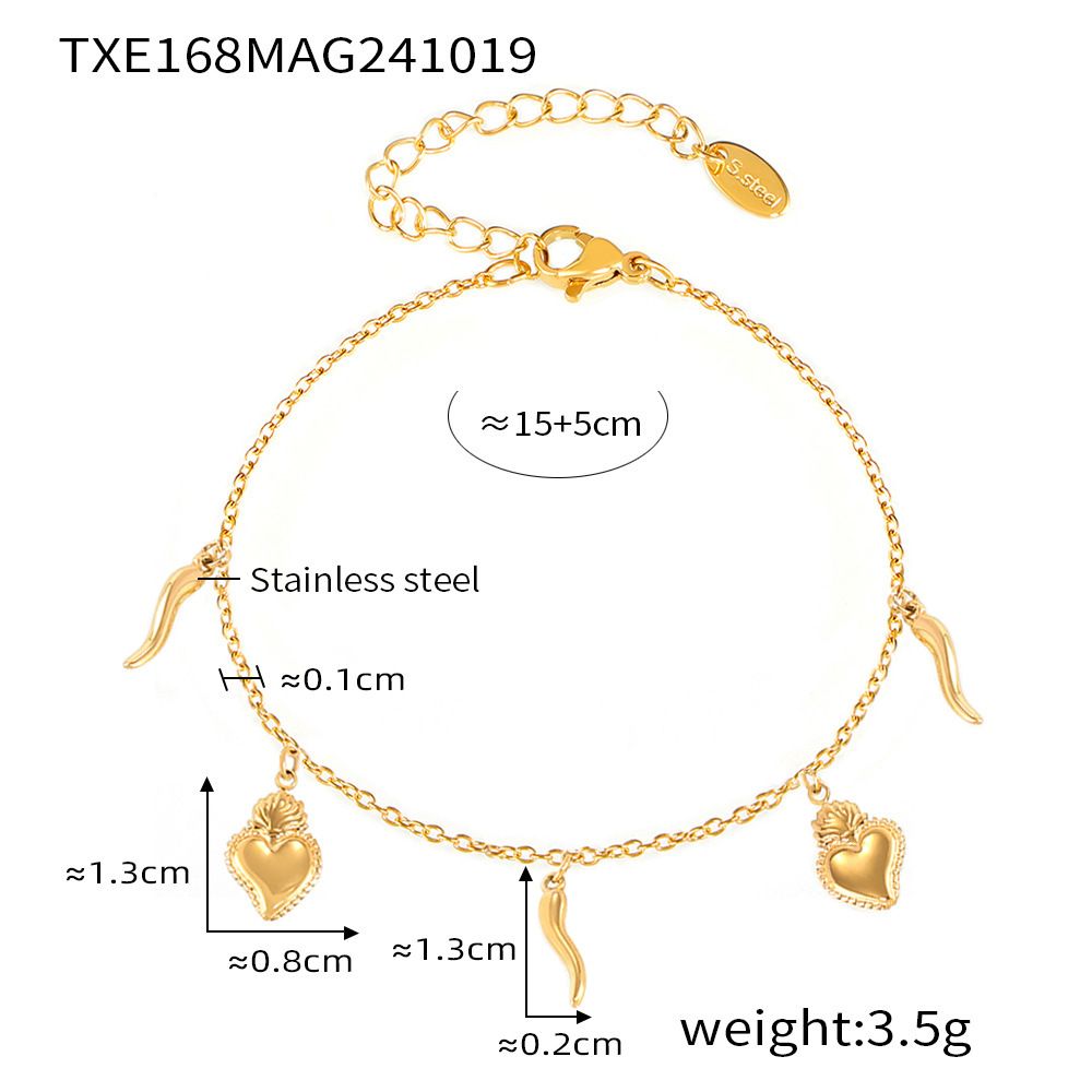 Txe168-gold diy multi-accessory bracelet