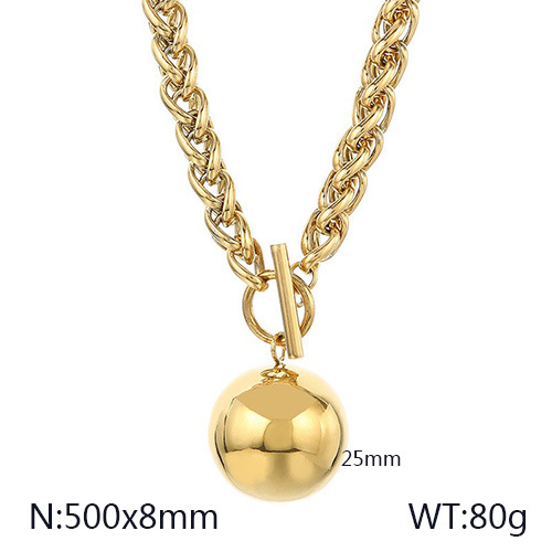 Gold necklace KN235528-Z